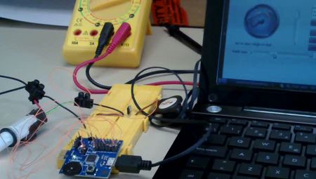 Click to play video of PWM output test