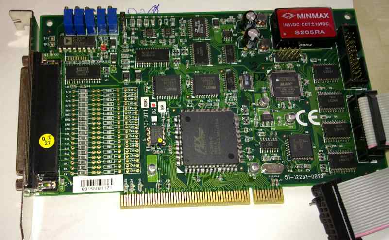 Aspecto de una tarjeta ADLink PCI-9111