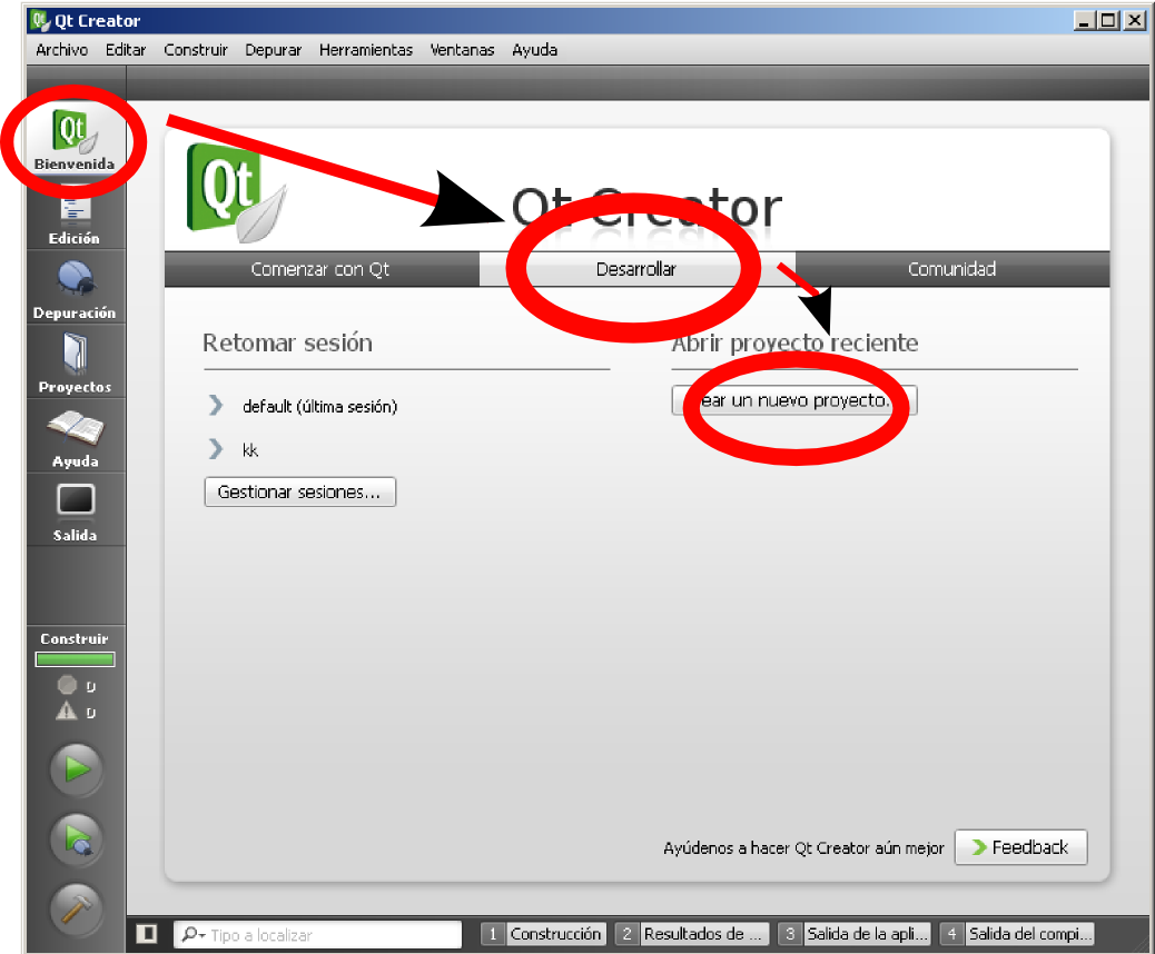 Steps for creating a project