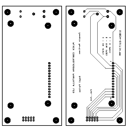 Descarga Del Pcb Del Mdulo Visualizador LCD