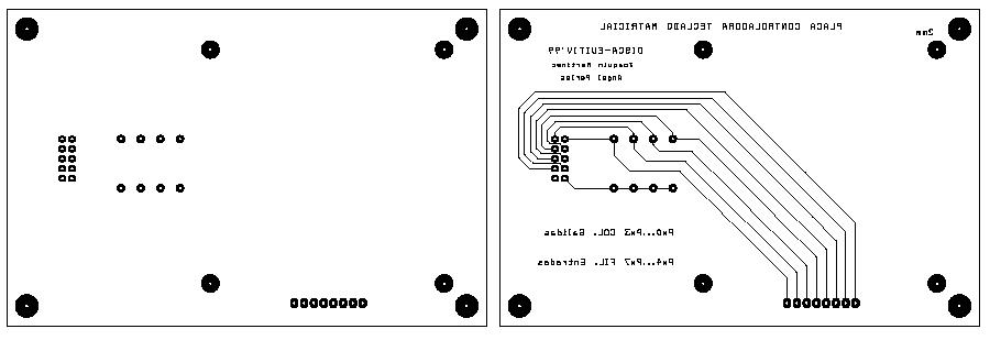 Descarga Del PCB Del Mdulo Teclado Hexadecimal
